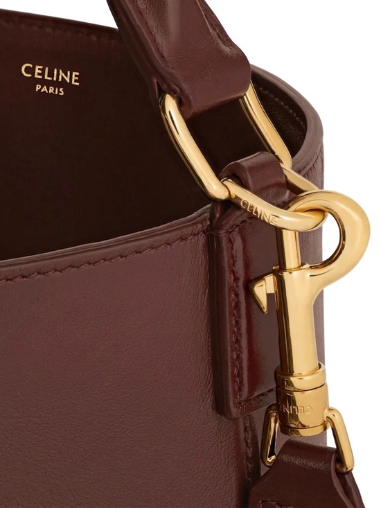 New Celine Medium Louise Leather Bucket Bag - Picture 4 of 4